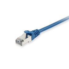Equip S/FTP CAT6a Patch kábel 15m - Kék kábel és adapter