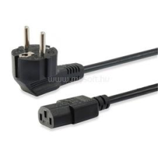 Equip Tápkábel - 112121 (PC tápkábel, C13, fekete, 3m) (EQUIP_112121) kábel és adapter