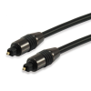 Equip Toslink optikai SPDIF kábel fekete 1.8m (147921) (e147921)