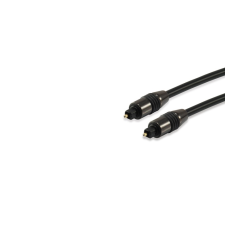 Equip Toslink - Toslink optikai kábel aranyozott csatlakozóval 3m (Toslink apa - Toslink apa) kábel és adapter