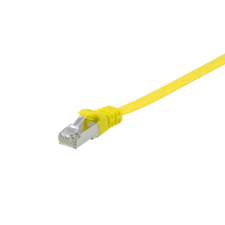Equip U/FTP CAT6a Patch kábel 10m - Sárga kábel és adapter