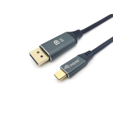 Equip USB-C to DisplayPort 8K/60Hz cable 1m Black kábel és adapter