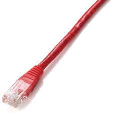 Equip UTP CAT5e Patch kábel 10m Piros kábel és adapter