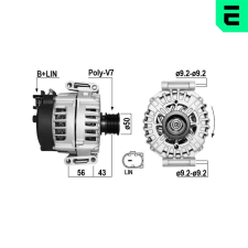Era generátor ERA 209703A autóalkatrész