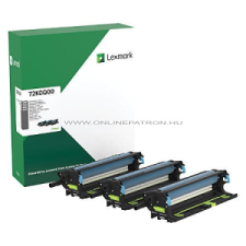 Eredeti Lexmark CS/CX/82x drum kit 3-pack 175k each (Eredeti) 72K0Q00 nyomtatópatron & toner
