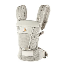 Ergobaby Adapt Soft Flex Mesh hordozó - Gyöngyszürke baba hordozó