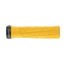 Ergon GA2 2020 ergonómikus bilincses MTB markolat, 130 mm, sárga, fekete bilinccsel kerékpár kormány