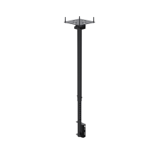 ERGONOMIC SOLUTIONS Teleszkópos mennyezeti tartó 1000 - 1500mm fekete tv állvány és fali konzol
