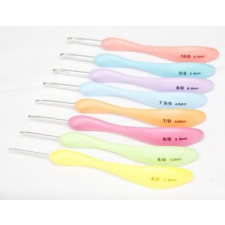  Ergonomikus horgolótű készlet általános horgoláshoz - 8db-os rövidáru