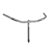 Ergotec Holland típusú városi kerékpár kormány, quill stucnival, 22 mm, acél, krómozott, szélesség: 565 mm ERGOTEC  Bicikli alkatrészek Kerékpár alkatrészek Kerékpár kormányok