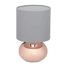  Érintős éjjeli lámpa réz-szürek 28 cm világítás