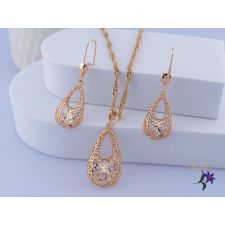  Ernita antiallergén szett nyaklánc fülbevaló-18K ékszer szett