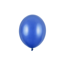  Erős Lufi 27cm Metál kék (50 db) party kellék