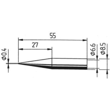 Ersa 842 pákahegy, forrasztóhegy 842 UD ceruza formájú hegy 0.4 mm (0842UD) forrasztási tartozék