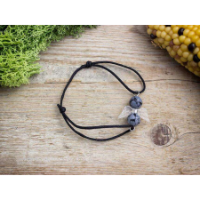  Érzékenység angyal hópehely-obszidián microcord karkötő karkötő