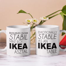  Érzelmileg stabil fehér bögre - Magyar felirattal bögrék, csészék