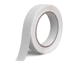 Escape6 Öntapadó csúszásgátló szalag, 5 m × 25 mm, fehér ragasztószalag és takarófólia