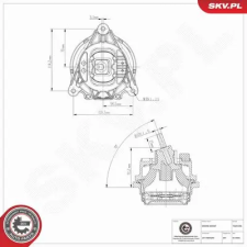 ESEN SKV felfüggesztés, motor 75SKV206 autóalkatrész