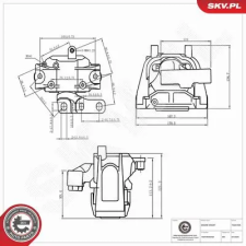 ESEN SKV felfüggesztés, motor 75SKV406 autóalkatrész