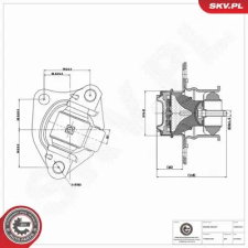 ESEN SKV felfüggesztés, motor 75SKV413 autóalkatrész
