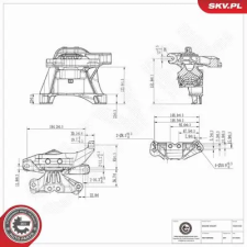 ESEN SKV felfüggesztés, motor 75SKV422 autóalkatrész