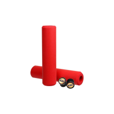ESI Grips Chunky vízálló szilikon szivacs markolat, 132x32 mm, piros kerékpár kormány