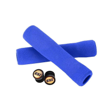 ESI Grips Fit CR vízálló szilikon szivacs markolat, 132x30-32 mm, kék kerékpár kormány