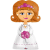 Esküvő Wedding, Esküvő AirWalker sétáló fólia lufi 122 cm