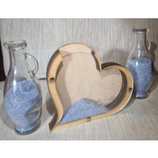  Esküvői ceremónia , homokceremónia szíves dekorációs kellék