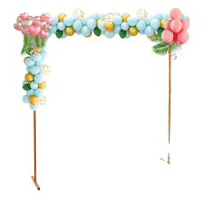  Esküvői ív, állítható kialakítás, erős vasszerkezet, M, sárga party kellék