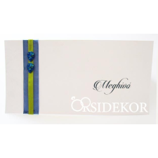  Esküvői meghívó páva színekben dekorációs kellék