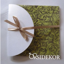  Esküvői meghívó szalaggal átkötve dekorációs kellék