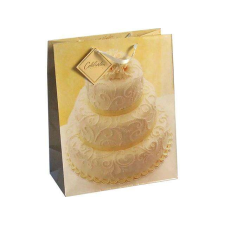 Esküvői torta normál méretű ajándéktáska 11x6x15cm ajándéktasak