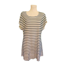  Esmara kék és fehér csíkos női strandruha (méret: L) női ruha