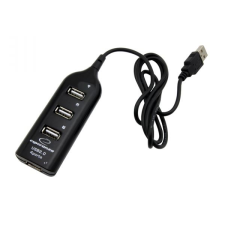 Esperanza EA116 USB 2.0 HUB 4 portos fekete (EA116) - USB Elosztó hub és switch