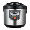 Esperanza Mate Steam multifunkciós fozoedény, 860 W,fekete-ezüst (EKG011)