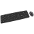 Esperanza TK106 Titanium USB Billentyűzet + Egér US - Fekete (TK106)