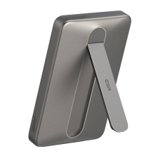ESR 2G5220461 Qi2 MagSlim Powerbank állvánnyal USB-C + Wireless / 5000mAh 15W - Titán (2G5220461) power bank