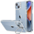 ESR Apple iPhone 14 Plus, Szilikon tok, közepesen ütésálló, légpárnás sarok, kitámasztóval, ESR Classic Hybrid Stash Stand, átlátszó (4894240161890)