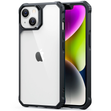 ESR Apple iPhone 14 Plus, Szilikon tok, műanyag hátlappal, légpárnás sarok, közepesen ütésálló, ESR Air Armor, átlátszó/fekete (4894240161494) tok és táska