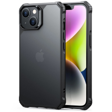 ESR Apple iPhone 14 Plus, Szilikon tok, műanyag hátlappal, légpárnás sarok, közepesen ütésálló, ESR Air Armor, áttetsző/fekete tok és táska