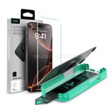 ESR ARMORITE képernyővédő üveg (2.5D, 9H + segédkeret) FEKETE (GP-162977) mobiltelefon kellék