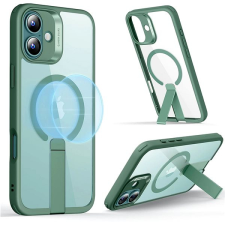 ESR Boost Flickstand Case (HaloLock), Compatible with iPhone 16, Clear Green tok tok és táska