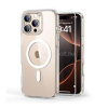 ESR HYBRID HALOLOCK szilikon telefonvédő (ütésállóság, légpárnás sarok, MagSafe + képernyővédő üveg) ÁTLÁTSZÓ (GP-162540)