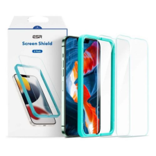 ESR iPhone 13 mini Screen Protector Shield series Tempered Glass (2pcs) with installation frame Transparent (3C03205200101) mobiltelefon kellék