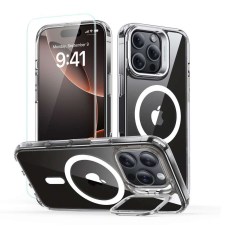 ESR IPhone 16 Pro tok + fólia - ESR Classic Hybrid HaloLock Kickstand - átlátszó tok és táska