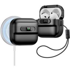 ESR Pulse FlickLock Case (HaloLock) AirPods 4 tok, Black fülhallgató, fejhallgató tok