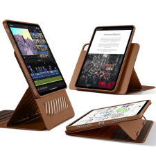 ESR Tok iPad Pro 13 (2024) készülékhez – ESR Shift mágnes – barna tablet tok