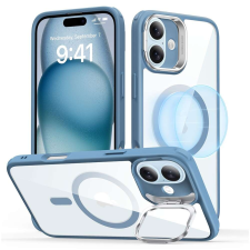ESR Tok iPhone 16-hoz - ESR Classic Hybrid HaloLock Kickstand - átlátszó kék tok és táska