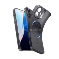 ESR ZERO HALOLOCK szilikon telefonvédő (ütésállóság, légpárnás sarok, MagSafe) FEKETE (GP-164293) tok és táska